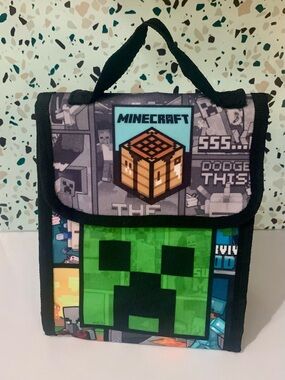MINECRAFT Velcro Lunch Bag Pouch NWOT 
3 for $15